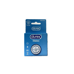 PRESERVATIVO DUREX CLASICO CAJA X 3 UND